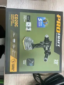 Шурупокрут акум. PRO CRAFT (INDUSTRIAL) CD-20C (Без АКБ) №5