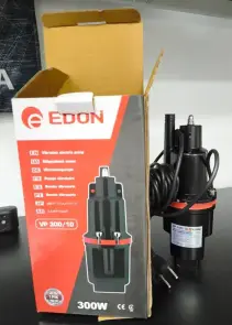 НАСОС ВІБРАЦІЙНИЙ EDON VP300/10 (ГЛИБИНА ЗАНУРЕННЯ 4 М, 25 Л/ХВ, 30 ВТ, ГАРАНТІЯ 1 РІК) №4