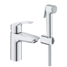 Смеситель для раковины с гигиеническим душем Grohe Eurosmart New 23124003