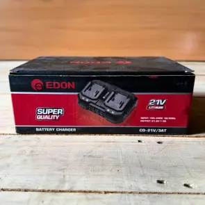 ЗАРЯДНИЙ ПРИСТРІЙ EDON CD-21V/3AT ДЛЯ АКУМУЛЯТОРІВ (21V-3A, В КОЛЬОРОВОМУ ПАКОВАННІ) №2