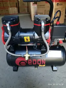 КОМПРЕСОР ПОВІТРЯННИЙ БЕЗМАСЛЯНИЙ EDON ED1100-10L (РЕСИВЕР 10 Л, 76 Л/ХВ, 1100 ВТ, ГАРАНТІЯ 1 РІК) №4