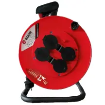 УДЛИНИТЕЛЬ НА КАТУШКЕ EDON ED50-1.5 (С ЗАЗЕМЛЕНИЕМ, 4 РОЗЕТКИ, 50 М, ГАРАНТИЯ 1 ГОД)