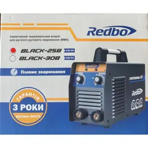 ЗВАРЮВАЛЬНИЙ ІНВЕРТОР REDBO BLACK-258 (20-258 А, 1.6-4.0 ММ, ГАРАНТІЯ 3 РОКИ) №8