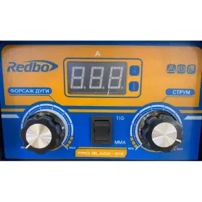 ЗВАРЮВАЛЬНИЙ ІНВЕРТОР REDBO PRO BLACK-315 (20-315 А, 1.6-4.0 ММ, ГАРАНТІЯ 3 РОКИ) №6