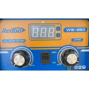 СВАРОЧНЫЙ АРГОНОДУГОВОЙ АППАРАТ REDBO WS-250 + MMA (DC, 20-250 А, MMA 1.6-4.0 ММ, ГАРАНТИЯ 3 ГОДА) №7