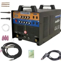 СВАРОЧНЫЙ АРГОНОДУГОВОЙ АППАРАТ REDBO WSME-200 РАБОТАЕТ С ЧИСТЫМ АЛЮМИНИЕМ (20-200 А, MMA 1.0-4.0 ММ, ГАРАНТИЯ 1 ГОД)
