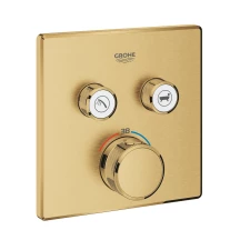 Смеситель скрытого монтажа на 2 потребителя Grohe Grohtherm SmartControl 29124GN0