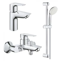 Комплект змішувачів для ванної кімнати Grohe BauEdge New UA123365S0