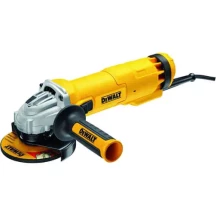 Шлифмашина угловая сетевая DeWALT, 1400 Вт, d = 125 мм, 11500 об / мин, вес 1.85 кг