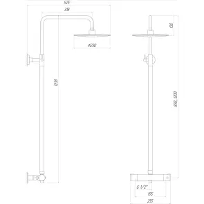 Душова система Globus Lux DS0040S №5