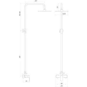 Душова система TOPAZ BARTS TB 07702-H36 №5