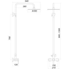 Душова система Globus Lux WIEN SBT2-SH-05 №5