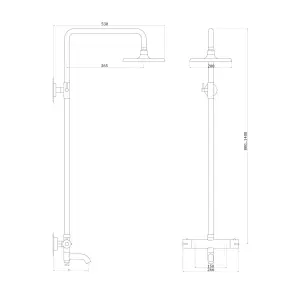 Душова система Globus Lux Termostatic R GDS-0041T №9