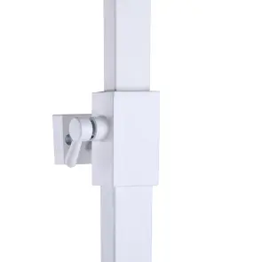 Душова система TOPAZ ODISS TO 18802-H66-WW без вилива, квадратна штанга БІЛА матова Н-130см №5