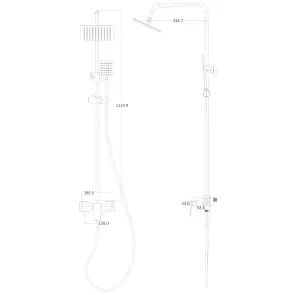 Душевая система Globus Lux BONN GLB-0005N №6