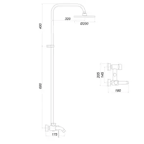 Душова система Globus Lux ALPEN SBT1-0002 №5