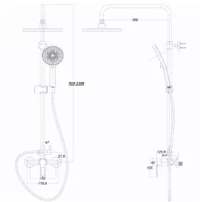 Душевая система Globus Lux Dolly GLD-0005 №6