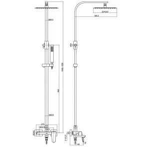 Душова система TOPAZ LEXI TL 21122-H57-BL №8
