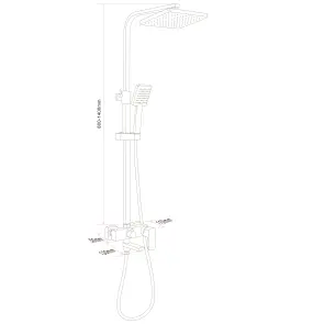 Душевая система Globus Lux ALFA GLAL-1007 №7