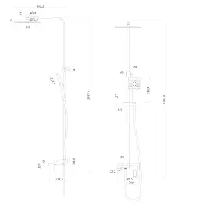 Душевая система Globus Lux PIANO GLPN-0077 №7