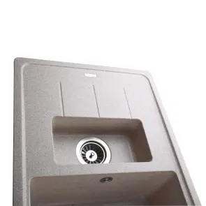 Гранітна мийка Globus Lux IZEO мигдаль780x500мм-А0008 №5