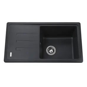 Гранитная мойка Globus Lux LUGANO графит 780x435мм-А0001 №1