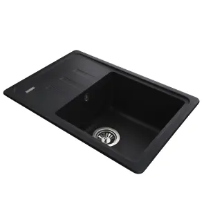 Гранітна мийка Globus Lux MONO графіт 620х435мм-А0001 №3