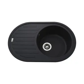 Гранитная мойка Globus Lux OHARA графит 770х500мм-А0001 №1