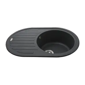 Гранитная мойка Globus Lux OHARA графит 770х500мм-А0001 №4