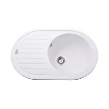Гранитная мойка Globus Lux OHARA белый 770х500мм-А0007