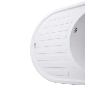 Гранітна мийка Globus Lux OHARA білий 770х500мм-А0007 №5