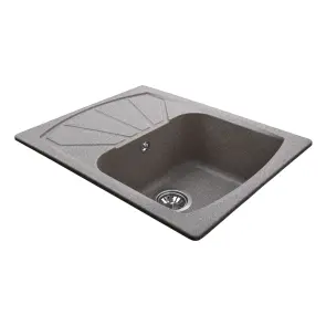 Гранитная мойка Globus Lux TANA мокко 610 х 500 мм №4