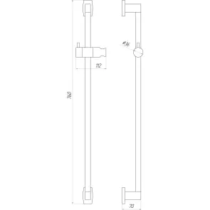 Душова стійка TOPAZ ODISS TO-18107-00 №3