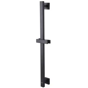 Душевая стойка GLOBVS-1108-BB, черная матовая без мыльницы, SUS304, L-650мм, в коробке №1