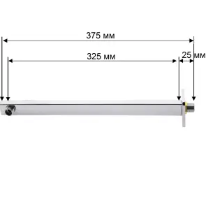 Кронштейн душової лійки Globus Lux STL-350-00 №4