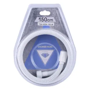 Шланг душовий TOPAZ TSH-6004-150-W 150см №1