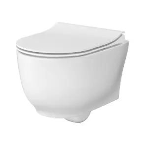 CET С190 ПОДВЕСНОЙ УНИТАЗ LUNA CLEAN ON С ДЮРОПЛАСТОВЫМ СИДЕНЬЕМ SOFT CLOSE №1