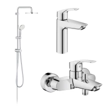 Комплект змішувачів для ванної кімнати Grohe Eurosmart New UA123246R0