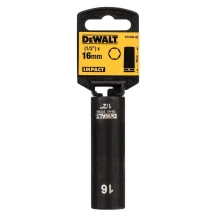 Головка торцева ударна "IMPACT" DeWALT, довга, 1/2" х 16 мм, шестигранна