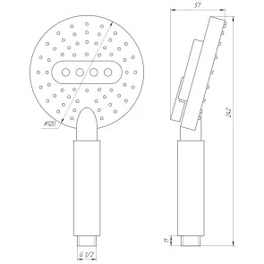 Душова лійка Globus Lux NSD07A №4