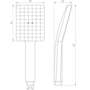 Душова лійка Globus Lux NS-002-BB №7