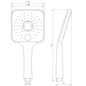 Душова лійка Globus Lux NS-003-00 №6