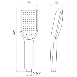 Душова лійка Globus Lux SH651-P №7