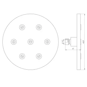 Душевая лейка Globus Lux SD08A №5