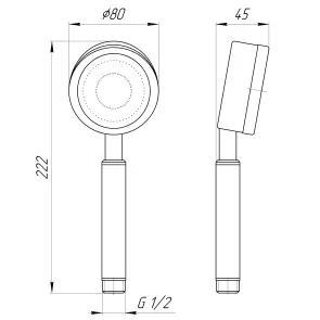 Душевая лейка Globus Lux SUS-008H №5