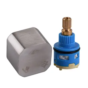 SC-SKU-200 Кран-Букса переключения с квадрат. рукояткой д/душ систем SUS, 3-х ходовая №3
