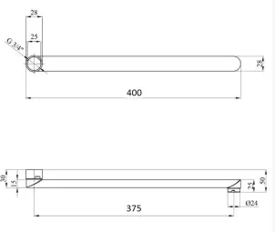 Вилив змішувача Globus Lux M72 40F №2