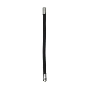 Вилив змішувача GLR-BLACK-55 для кухні Гофрований , силікон Чорний , 3/4″ВН №3