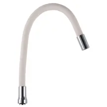 Излив смесителя GLR-BG15-55 для кухни Гофрированный с аэратором, силикон , 3/4″ВН