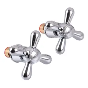 Рукоятка + Кран-букса Globus Lux SHARM GBC-02S-CER (2шт) №1